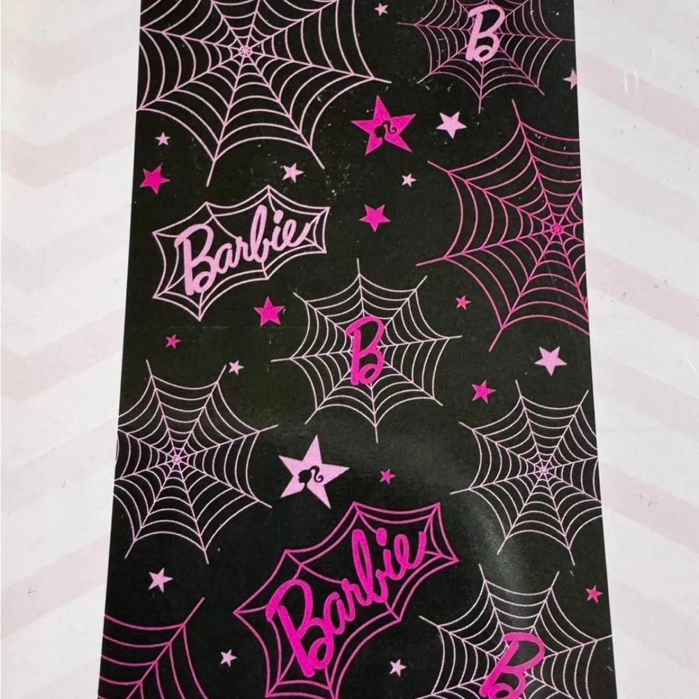 Barbie Pink and Black Starry Hand Towels Halloween